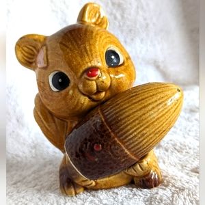 Vintage Squirrel and Nut Salt And Pepper Shakers